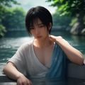 数据分析师赵明轩头像，男性，简洁背景，手持平板电脑，专业形象